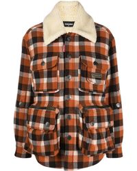 DSquared² - Check-pattern Jacket - Lyst