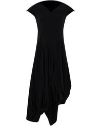 Yohji Yamamoto - Asymmetric-Hem Dress - Lyst