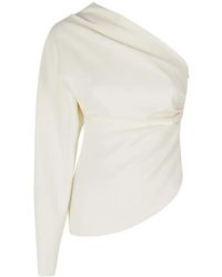 FEDERICA TOSI - Blouse Drapée À Design À Une Épaule - Lyst
