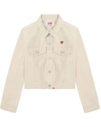 AAPE BY A BATHING AP - Logo-Embossed Denim Jacket - Lyst