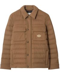 Burberry - Two-Way Zip-Closure Padded Jacket - Lyst