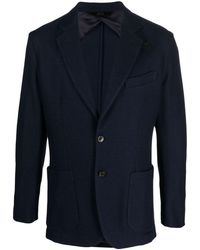 Brioni - Single-breasted Knitted Blazer - Lyst