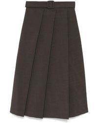 P.A.R.O.S.H. - Rok Met Geplooid Detail - Lyst