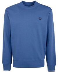 Fred Perry - Laurel Wreath-Embroidered Sweater - Lyst