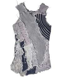 Borbala - Canotta Fluff Con Design Patchwork - Lyst