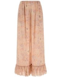 Chloé - Cropped Fluid Trousers - Lyst