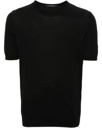 Tagliatore - Fein gestricktes T-Shirt - Lyst