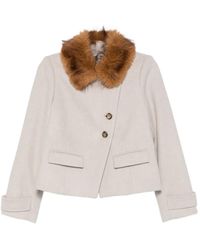 Ba&sh - Terry Button-Fastening Coat - Lyst