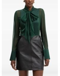 retroféte - Blusa Con Nodo - Lyst