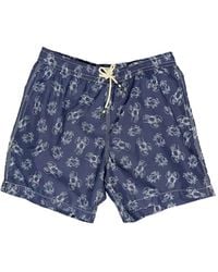 Hartford - Lobster-Print Drawstring Swim Shorts - Lyst