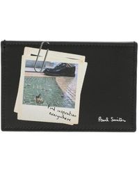 Paul Smith - Porte-Cartes En Cuir À Imprimé Photo - Lyst