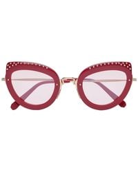 Philipp Plein - Jacqueline Stud-Embellished Cat-Eye Sunglasses - Lyst