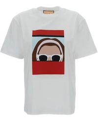 Plan C - Graphic-Print T-Shirt - Lyst