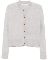Maison Kitsuné - Baby Fox Lambswool Fitted Cardigan - Lyst