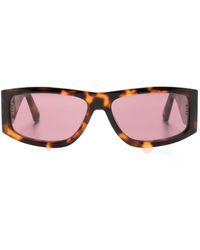 Gcds - Gd0037 Rectangular-frame Sunglasses - Lyst