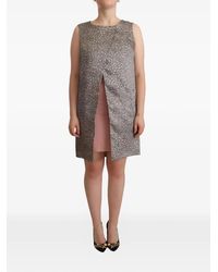 Comeforbreakfast - Pebble-Print A-Line Mini Dress - Lyst