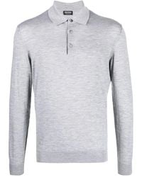 ZEGNA - Cashmere-Silk Polo Top - Lyst