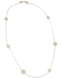 Furla - Halskette Mit Blumenanhänger - Lyst