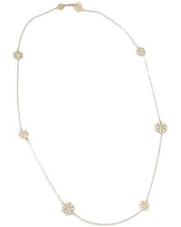 Furla - Halskette Mit Blumenanhänger - Lyst