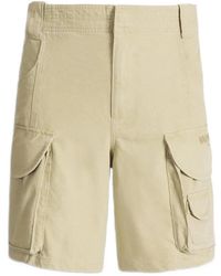 Balmain - Cotton Cargo Bermuda Shorts - Lyst