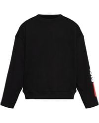 DIESEL - Graphic-Print Sleeve Sweatshirt - Lyst