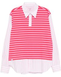 Charles Jeffrey - Merge Striped Polo Shirt - Lyst
