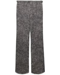 Prada - Printed Cotton Gabardine Pants - Lyst