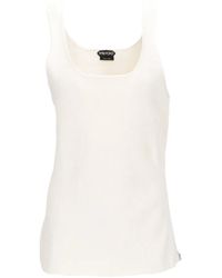 Tom Ford - Waffle-Knit Scoop-Neck Tank Top - Lyst