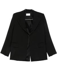 Sportmax - Tenace Peak-Lapel Single-Breasted Blazer - Lyst