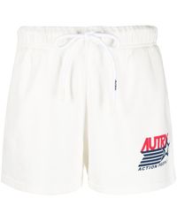 Autry - Logo Print Drawstring Shorts - Lyst