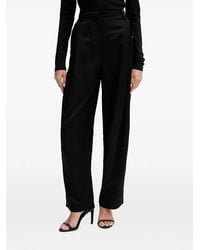Sisley - Pleated Tapered Trousers - Lyst
