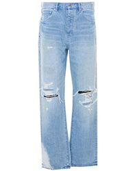 Purple Brand - P011 Knee Blowout Distressed Jeans - Lyst