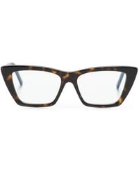 Saint Laurent - Mica キャットアイ 眼鏡フレーム - Lyst