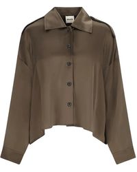 KHAITE - Bodine Epaulette Shirt - Lyst