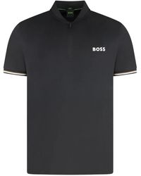 BOSS - Active Slim-Fit Polo Shirt - Lyst
