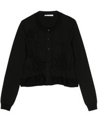 Cecilie Bahnsen - Smocked Button-up Cardigan - Lyst