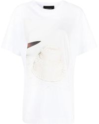 Simone Rocha - T-shirt Met Grafische Print - Lyst