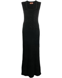 Missoni - Chevron-knit Sleeveless Maxi Dress - Lyst