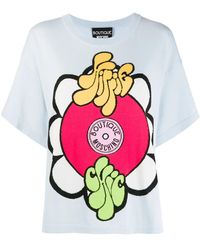 Moschino - T-shirt In Blue - Lyst