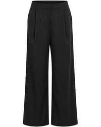 Dusan - Pleated Wide-Leg Trousers - Lyst
