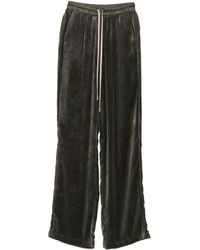 Rick Owens - Fluwelen Broek Met Trekkoord - Lyst