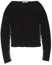 Acne Studios - Pullover Mit Logo-Streifen - Lyst