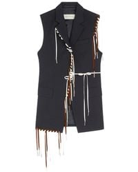 Dries Van Noten - Sleeveless Wool Blazer - Lyst