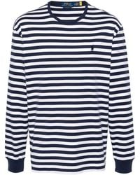 Polo Ralph Lauren - Polo Pony-embroidered Striped T-shirt - Lyst
