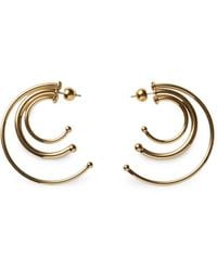 Panconesi - Small Pierced Solar Multi-Hoop-Design Earrings - Lyst