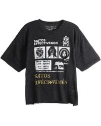 SAITOS - Graphic-Print Terry-Cloth T-Shirt - Lyst