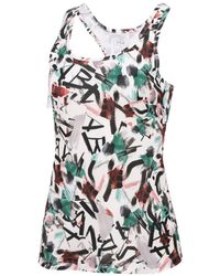 Fila - Mila Abstract-Print Tank Top - Lyst