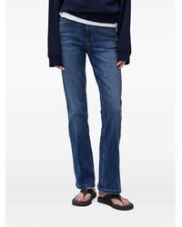 Benetton - Faded-Effect Flared Jeans - Lyst