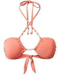 Twinset - Haut De Bikini À Perles Artificielles - Lyst