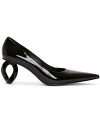 JW Anderson - Chain 75mm Leather Pumps - Lyst